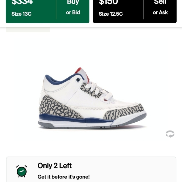 Nike air jordan 3 True Blue - Picture 6 of 6